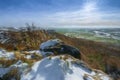 The Roaches.Â A digital oil painting of a winter landscape in the Peak District National Park, UK